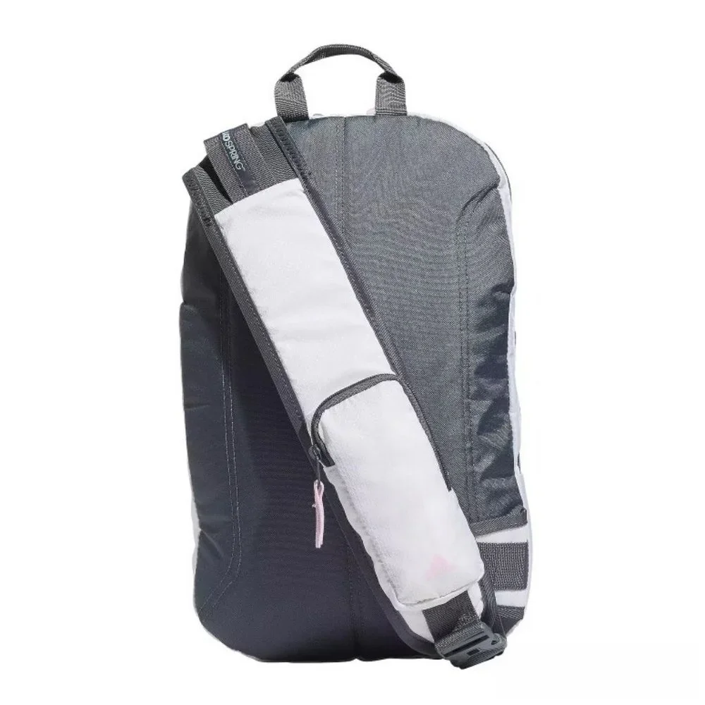 Adidas‎ Prime Sling Backpack  - White/Gray/Orchid Fusion Purple Men Women